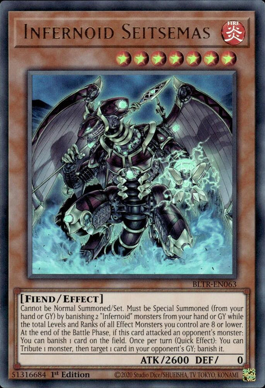 Infernoid Seitsemas - Ultra Rare - 1st Edition - BLTR-EN063