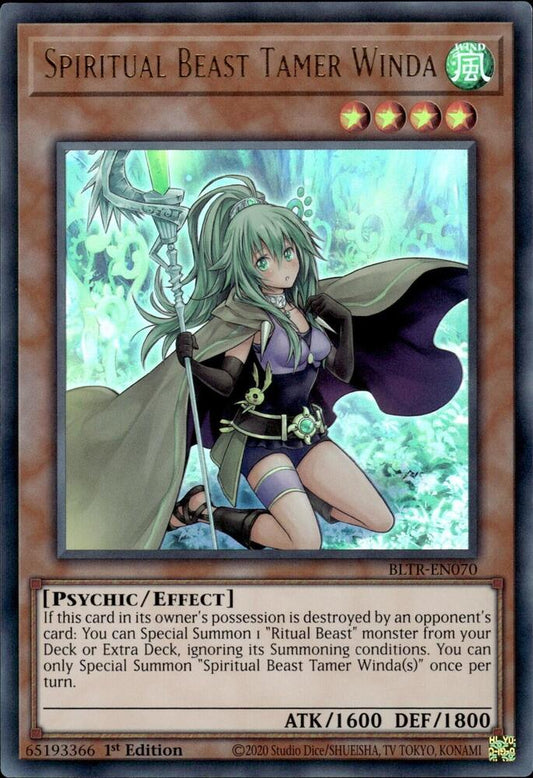 Spiritual Beast  Tamer Winda - 1st Edition - BLTR-EN070