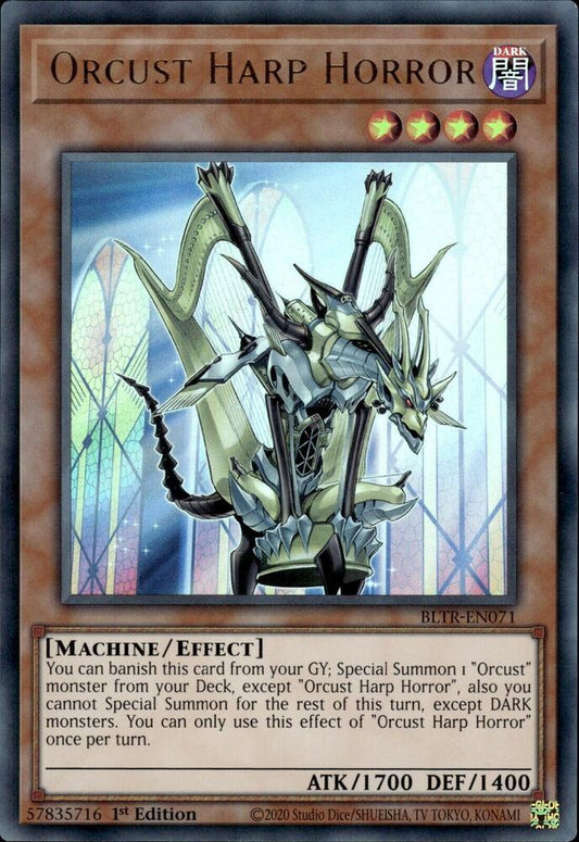 Orcust Harp Horror - Ultra Rare - 1st Edition - BLTR-EN071