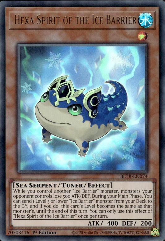 Hexa Spirit of the Ice Barrier- 1st Edition - BLTR-EN074