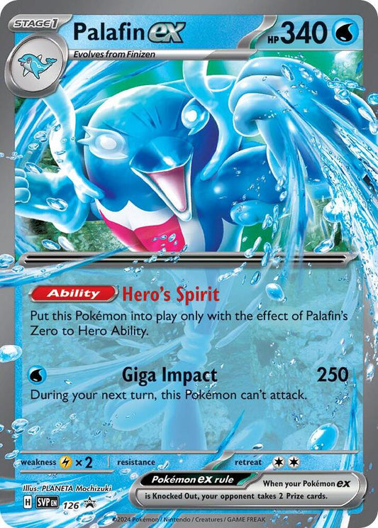 Palafin ex - 126 - SV: Scarlet & Violet Promo Cards