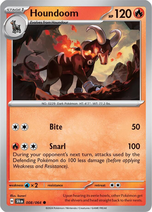 Houndoom - Reverse Foil - 008/064
