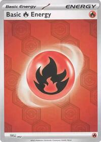 Basic Fire Energy - Reverse Holofoil - 002