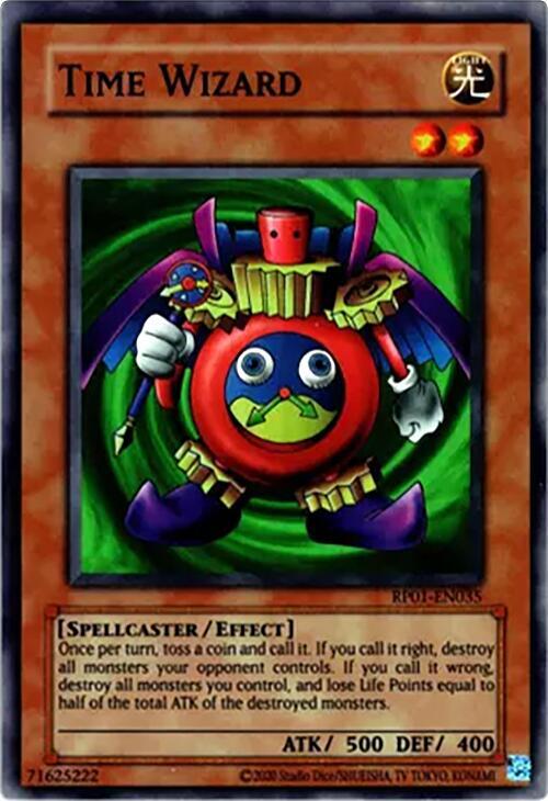 Time Wizard  (2022 Reprint) - Super Rare - Unlimited - RP01-EN035