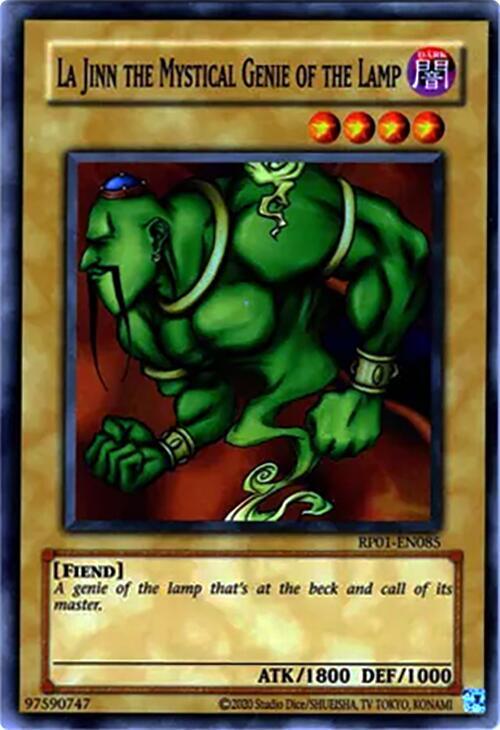La Jinn the Mystical Genie of the Lamp (RP01 REPRINT)- Super Rare - Unlimited - RP01-EN085