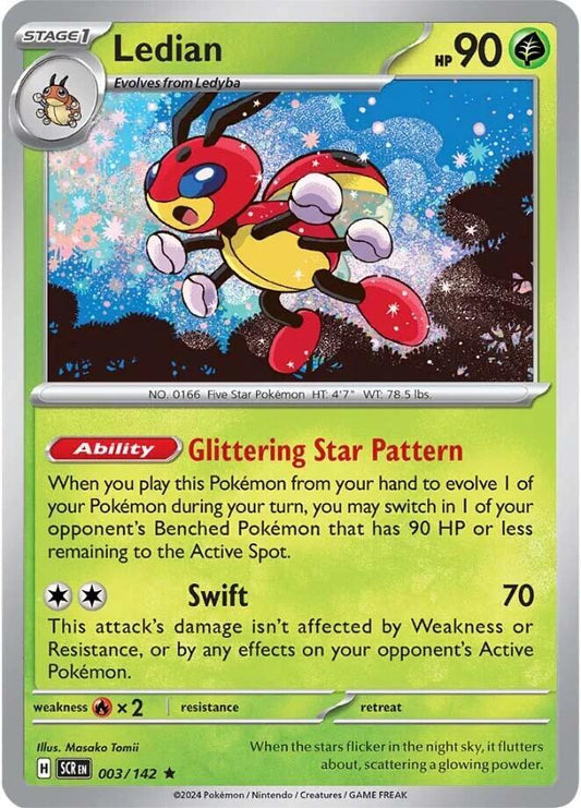 Ledian - Holofoil - Rare - 003/142