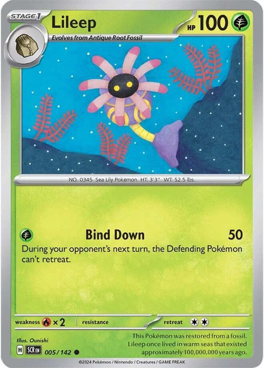 Lileep - Reverse Foil - Common - 005/142