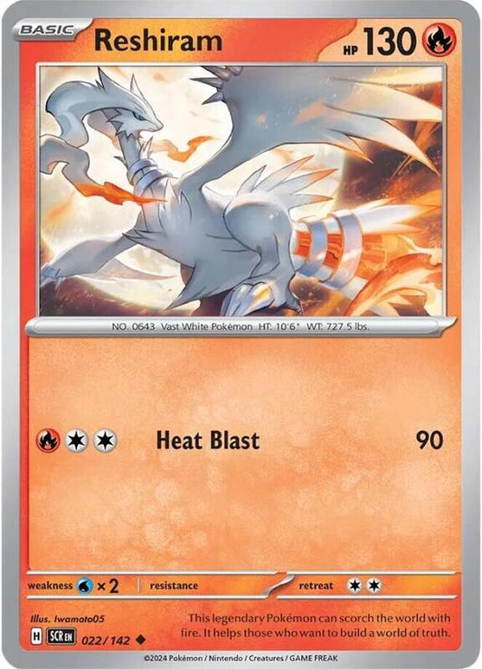 Reshiram - Reverse Foil - Uncommon - 022/142