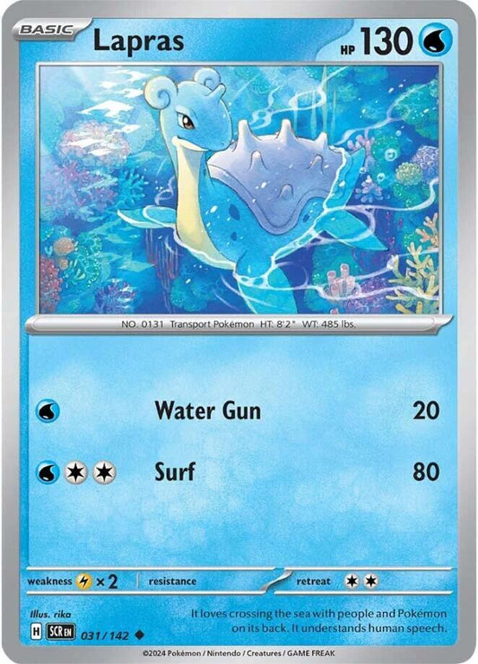 Lapras - Reverse Foil - Uncommon - 031/142