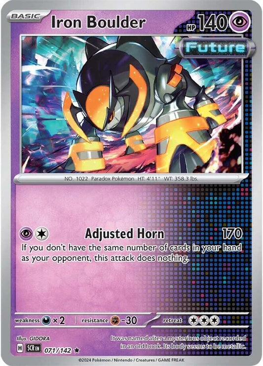 Iron Boulder - Holofoil - Rare - 071/142