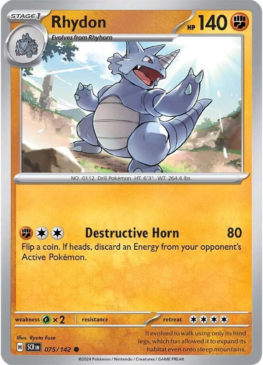 Rhydon - Reverse Foil - Common - 075/142