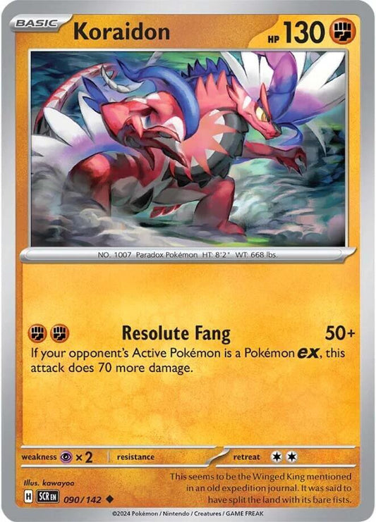 Koraidon - Reverse Holo - Uncommon - 090/142