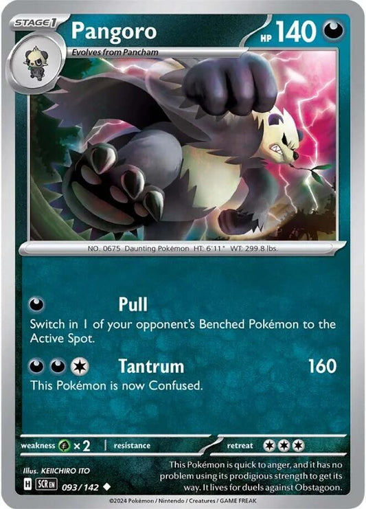 Pangoro - Reverse Foil - Uncommon - 093/142