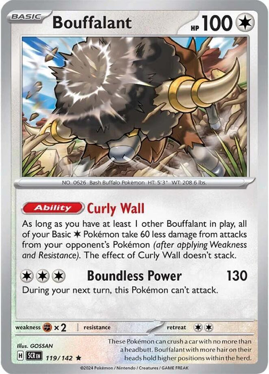Bouffalant - Holofoil - Rare - 119/142
