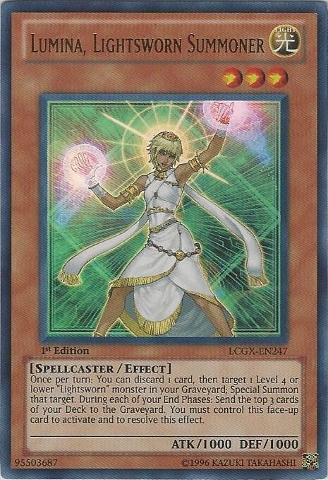 Lumina, Lightsworn Summoner - Ultra Rare - 1st Edition - LCGX-EN247