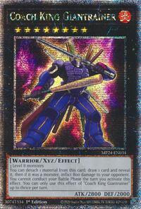 Coach King Giantrainer (Quarter Century Secret Rare) - 1st Edition - MP24-EN034