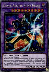 Chaos Ancient Gear Giant (Quarter Century Secret Rare) - 1st Edition - MP24-EN042