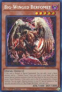 Big-Winged Berfomet - Prismatic Secret Rare - 1st Edition - MP24-EN092