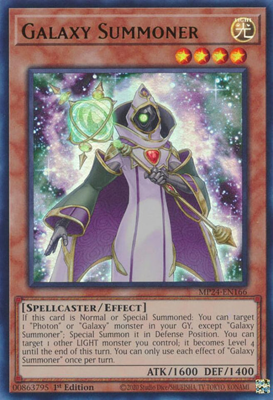 Galaxy Summoner - Ultra Rare - 1st Edition - MP24-EN166
