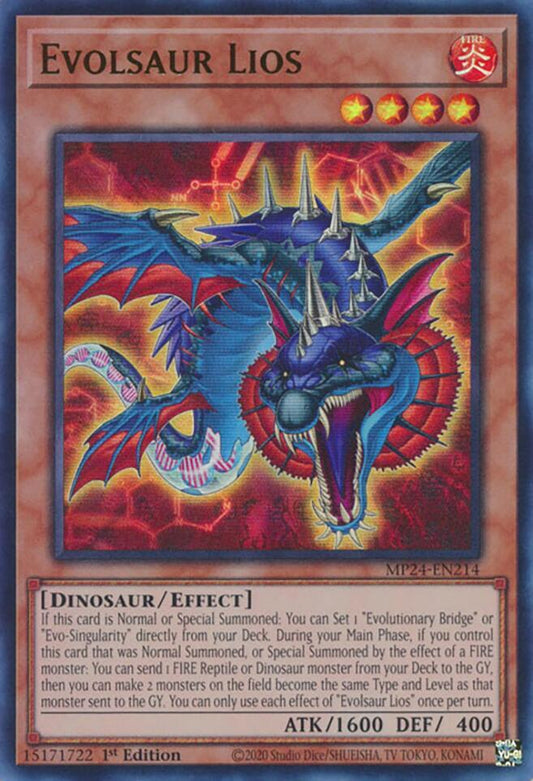 Evolsaur Lios - Ultra Rare - 1st Edition - MP24-EN214