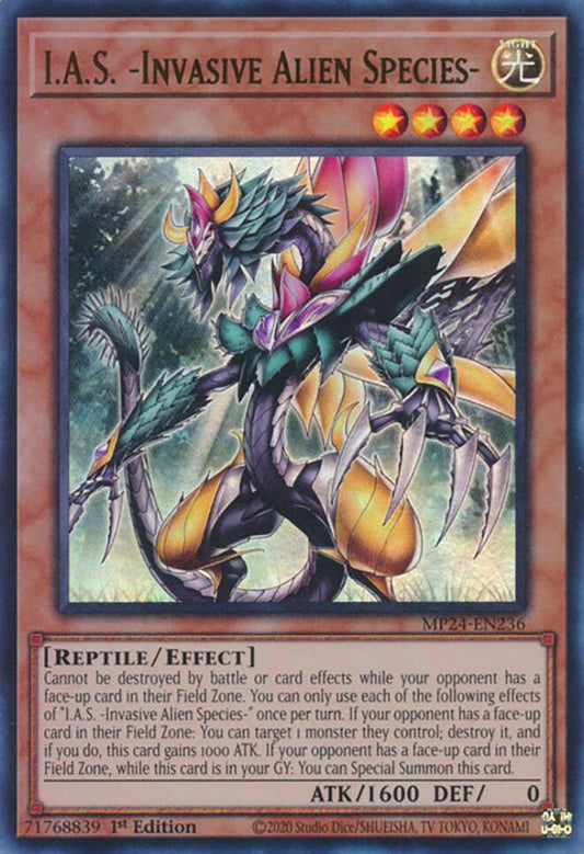I.A.S. -Invasive Alien Species- - Ultra Rare - 1st Edition - MP24-EN236