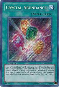 Crystal Abundance - Secret Rare - 1st Edition - RYMP-EN051