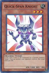 Quick-Span Knight - Super Rare - 1st Edition - PRC1-EN006