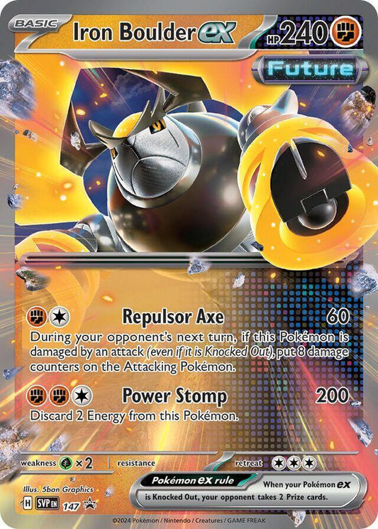 Iron Boulder ex - 147 Promo