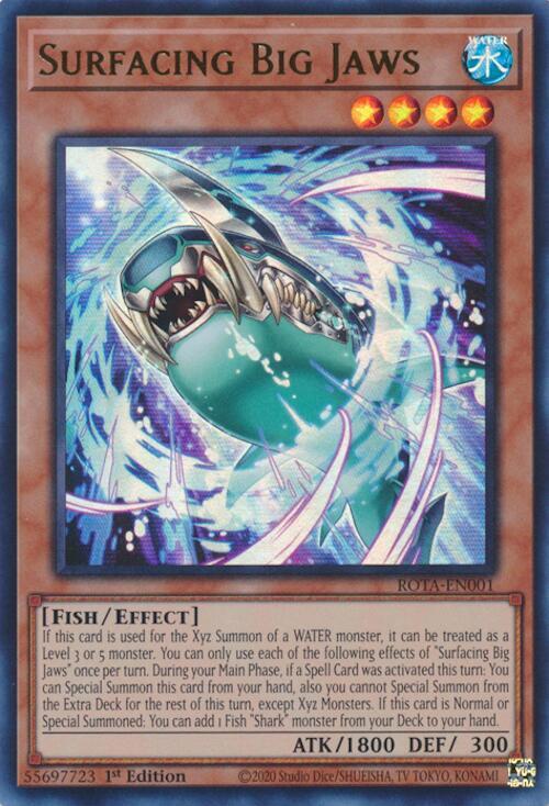 Surfacing Big Jaws - Ultra Rare - 1st Edition - ROTA-EN001