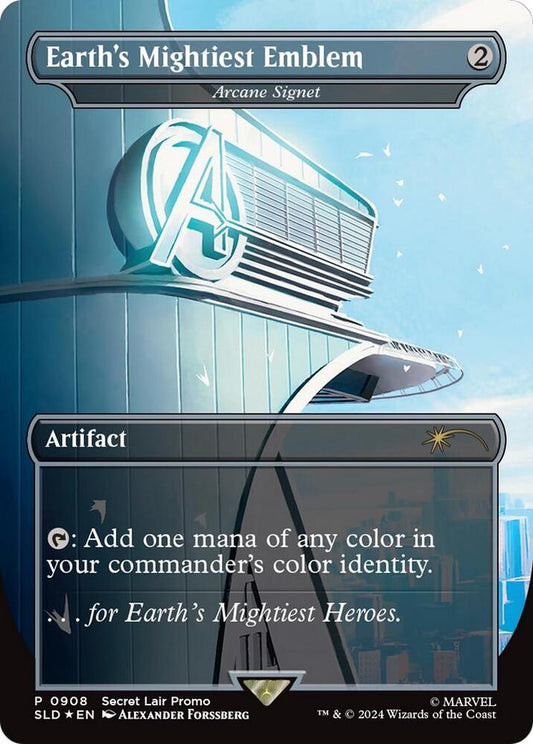 Earth's Mightiest Emblem (Arcane Signet) - Secret Lair Drop (Rainbow Foil) - 0908