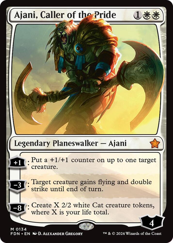 Ajani, Caller of the Pride - Nonfoil - 0134