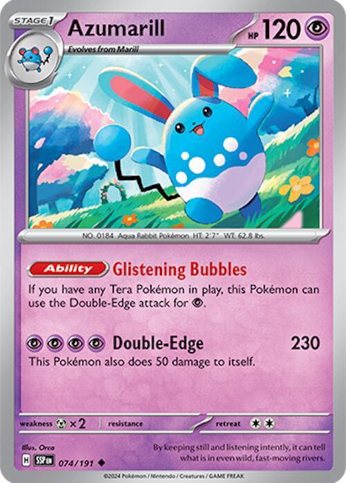 Azumarill - Reverse Foil - Uncommon - 074/191