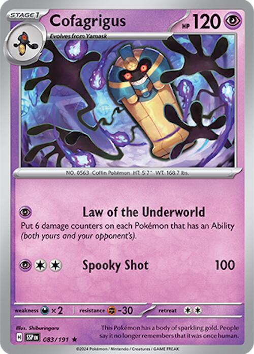 Cofagrigus - Reverse Foil - Rare - 083/191