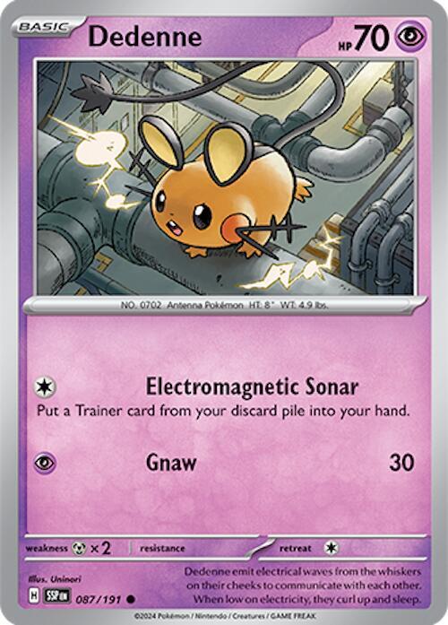 Dedenne - Reverse Foil - Common - 087/191