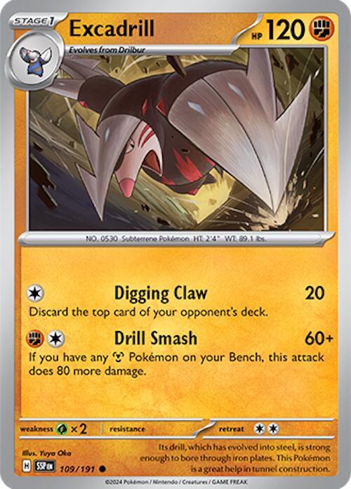 Excadrill - Reverse Foil - Common - 109/191