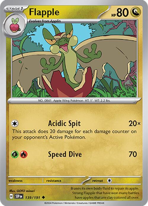 Flapple - Reverse Holofoil - 139/191