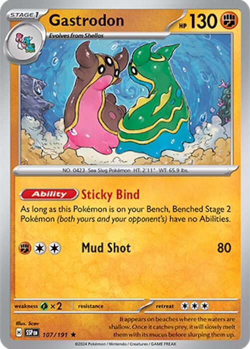 Gastrodon - Holofoil - Rare - 107/191