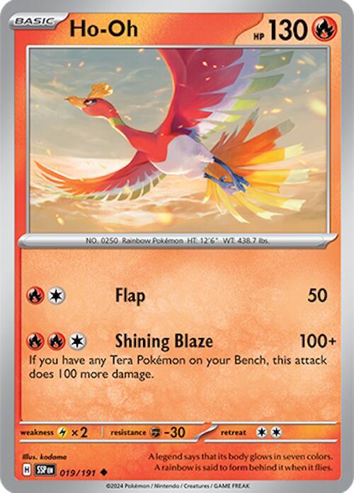 Ho-Oh - Reverse Foil - Uncommon - 019/191