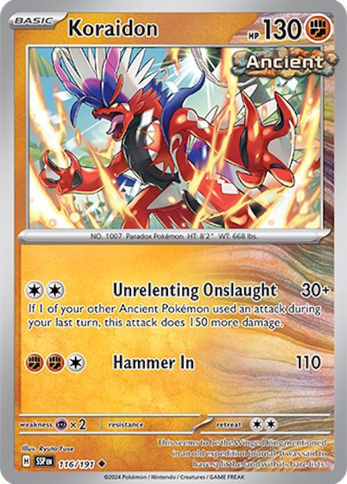 Koraidon - Reverse Foil - Uncommon - 116/191