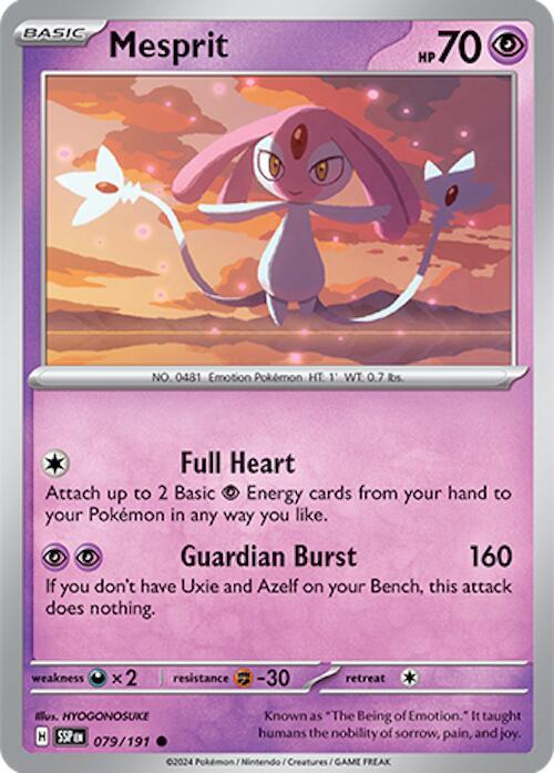 Mesprit - Reverse Holofoil - 079/191