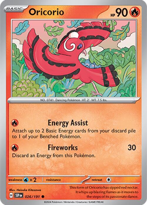 Oricorio - Reverse Foil - Common - 026/191