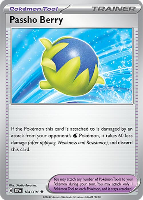 Passho Berry - Reverse Holofoil - 184/191