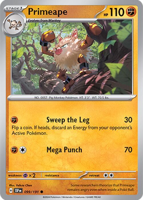 Primeape - Reverse Holofoil - 099/191