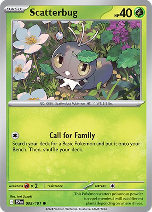 Scatterbug - Reverse Holo - Common - 005/191