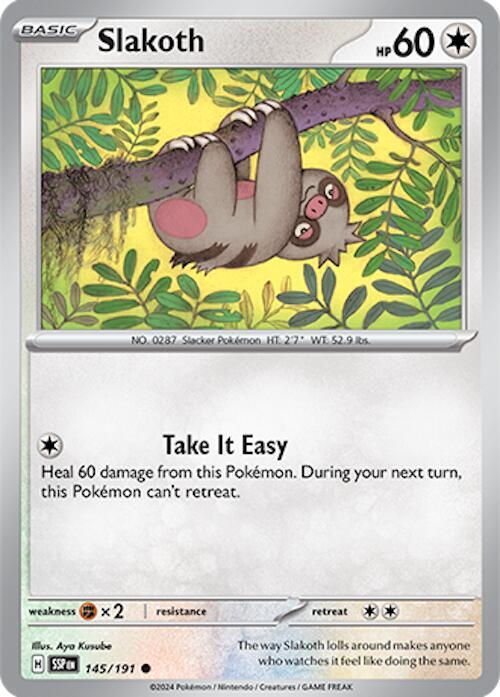 Slakoth - Reverse Holofoil - 145/191