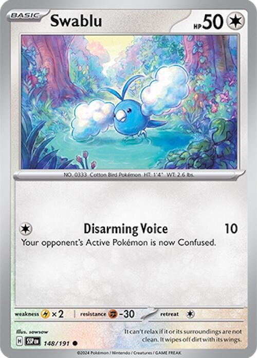 Swablu - Reverse Holofoil - 148/191