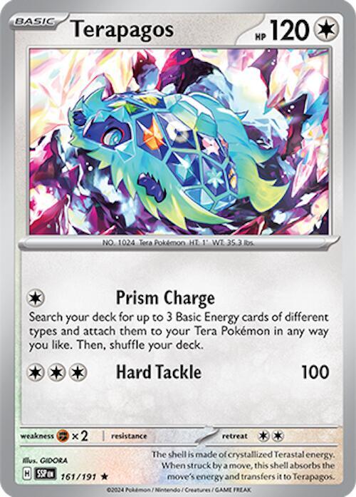 Terapagos - Holofoil - Rare - 161/191