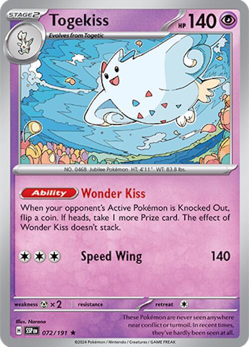 Togekiss - Reverse Foil - Rare - 072/191