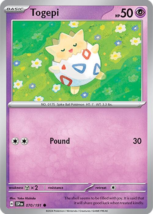 Togepi - Reverse Foil - Common - 070/191