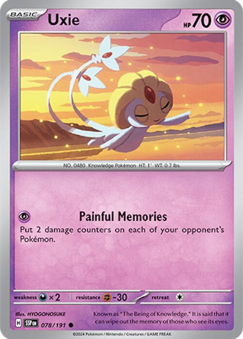 Uxie - Reverse Foil - Common - 078/191
